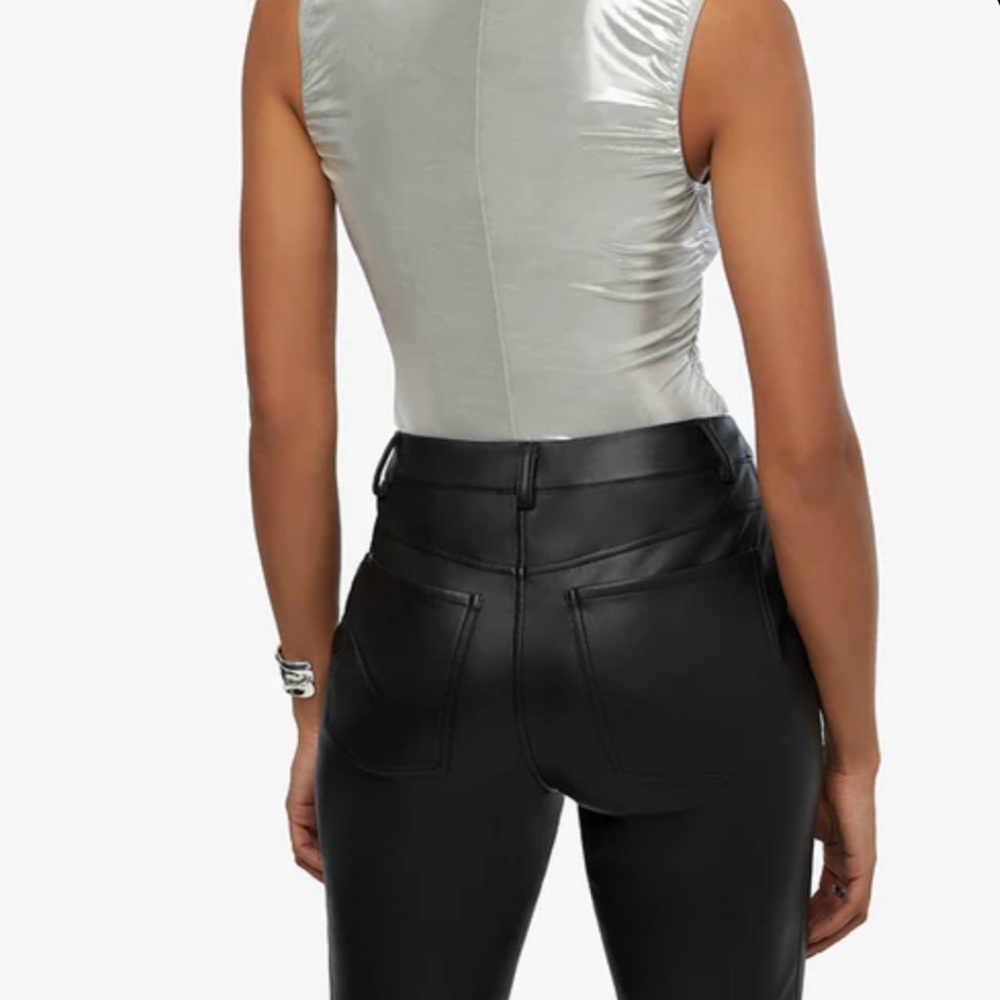 WeWoreWhat Silver Draped Tank Top - Picture 3 of 8